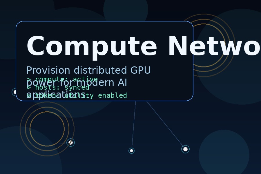 AI compute infrastructure visual
